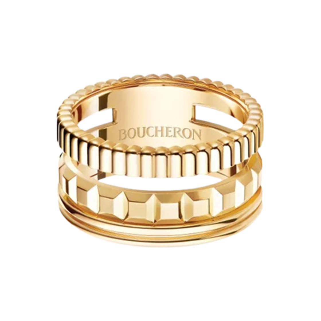 부쉐론 콰트로 레디언트 에디션 링 18K 옐로우 골드(Boucheron Quatre Radiant Edition Ring 18K Yellow Gold)