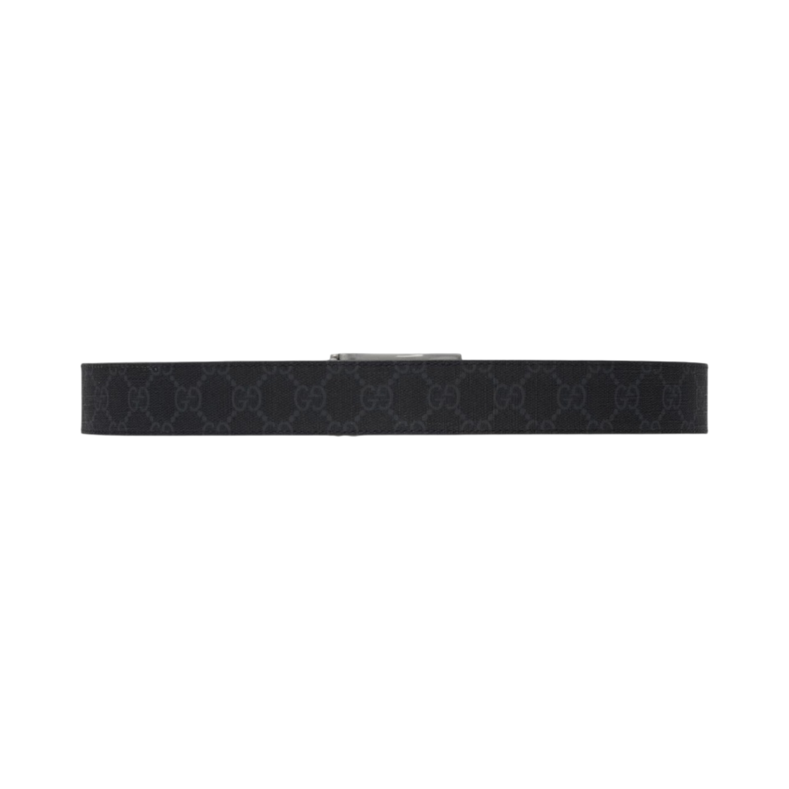 구찌 리버시블 벨트 스퀘어 G 버클 블랙 GG 슈프림(Gucci Reversible Belt with Square G Buckle Black GG Supreme) - 3
