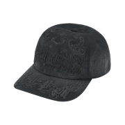 Supreme Leather Applique 6-Panel Black - 25SS
