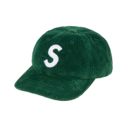 Supreme Corduroy S Logo 6-Panel Green - 23FW
