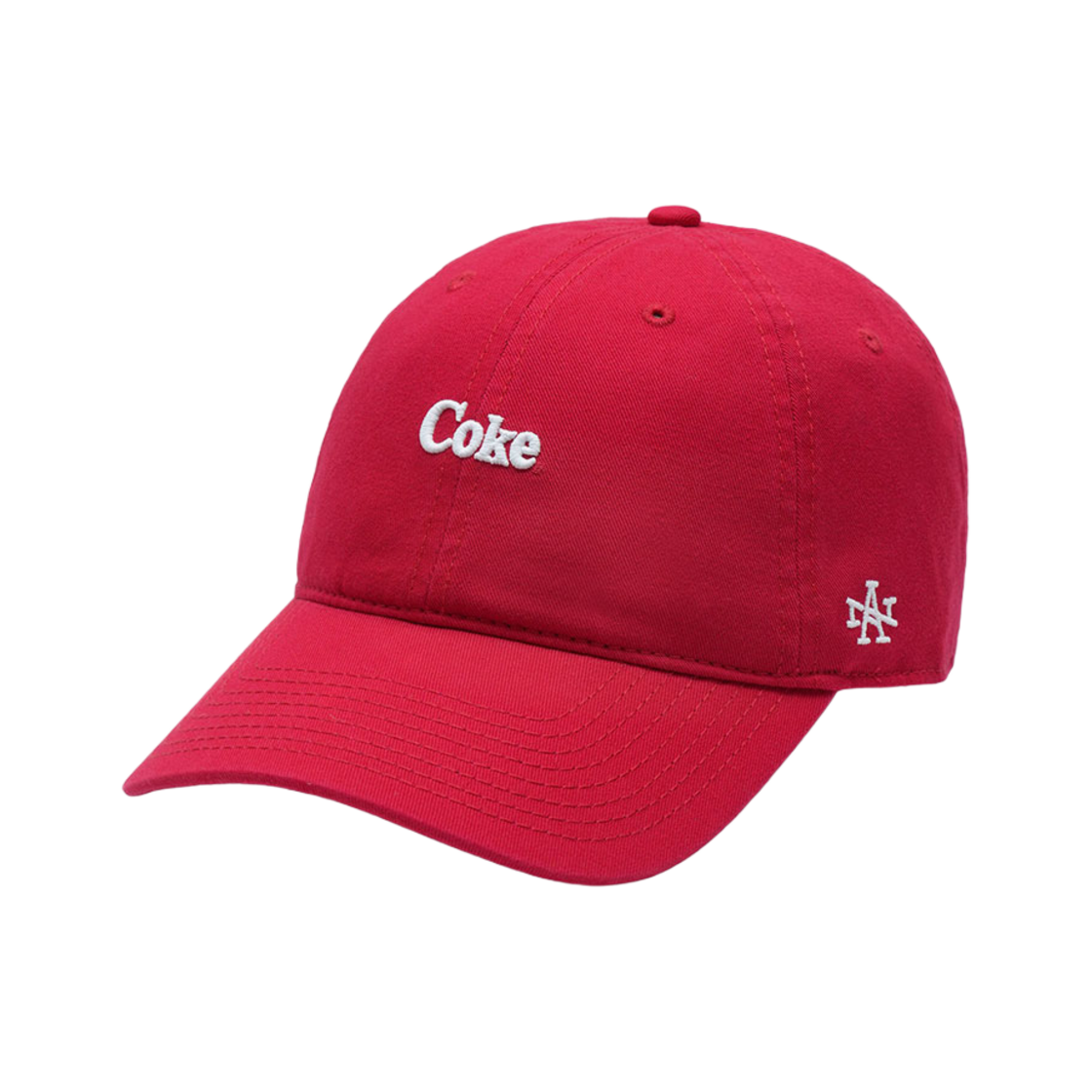 아메리칸 니들 코카콜라 코크 로고 마이크로 슬라우치 캡 레드(American Needle Coca-Cola Coke Logo Micro Slouch Cap Red)