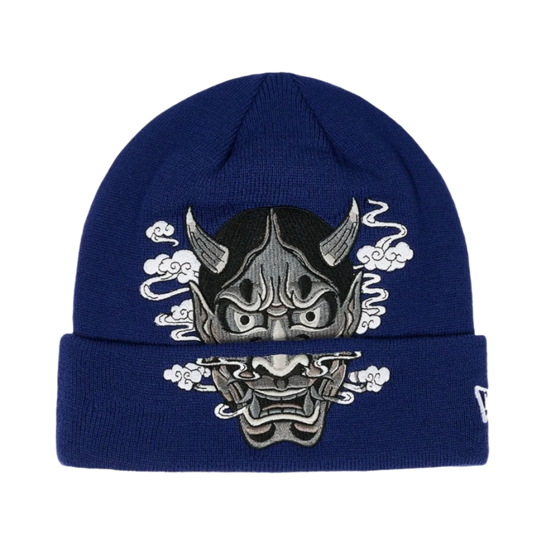 - Palace Masks New Era Beanie Blue - 23FW