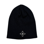 Surgery Clover Logo Short Beanie Black
