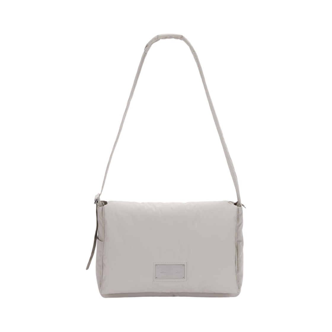 - Matin Kim Big Padding Messenger Bag Light Grey