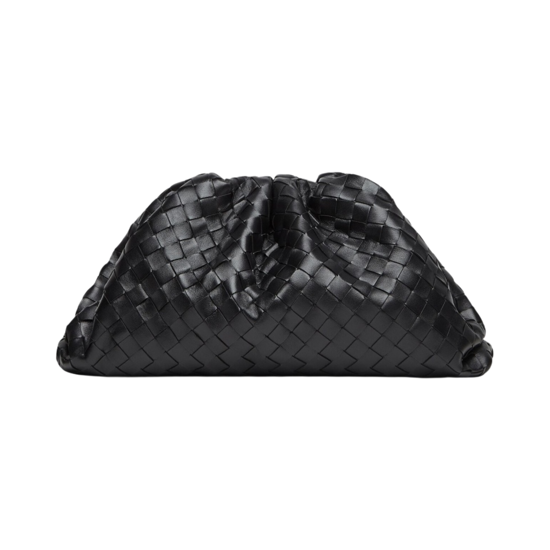 576175VCPP01229 Bottega Veneta Leather Pouch Black