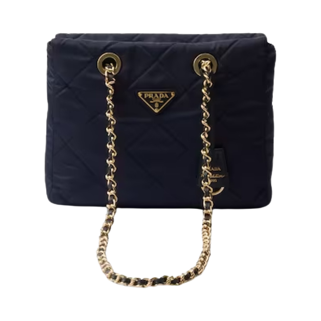 프라다 프라다 리에디션 1995 체인 리나일론 토트백 네이비(Prada Prada Re-Edition 1995 Chaine Re-Nylon Tote Bag Navy) - 1