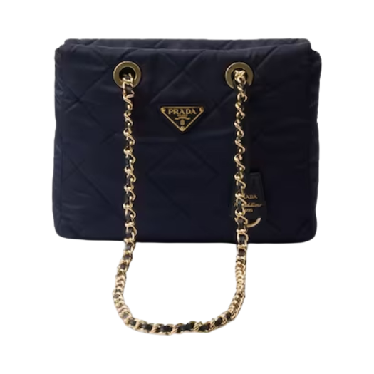 Prada Prada Re-Edition 1995 Chaine Re-Nylon Tote Bag Navy