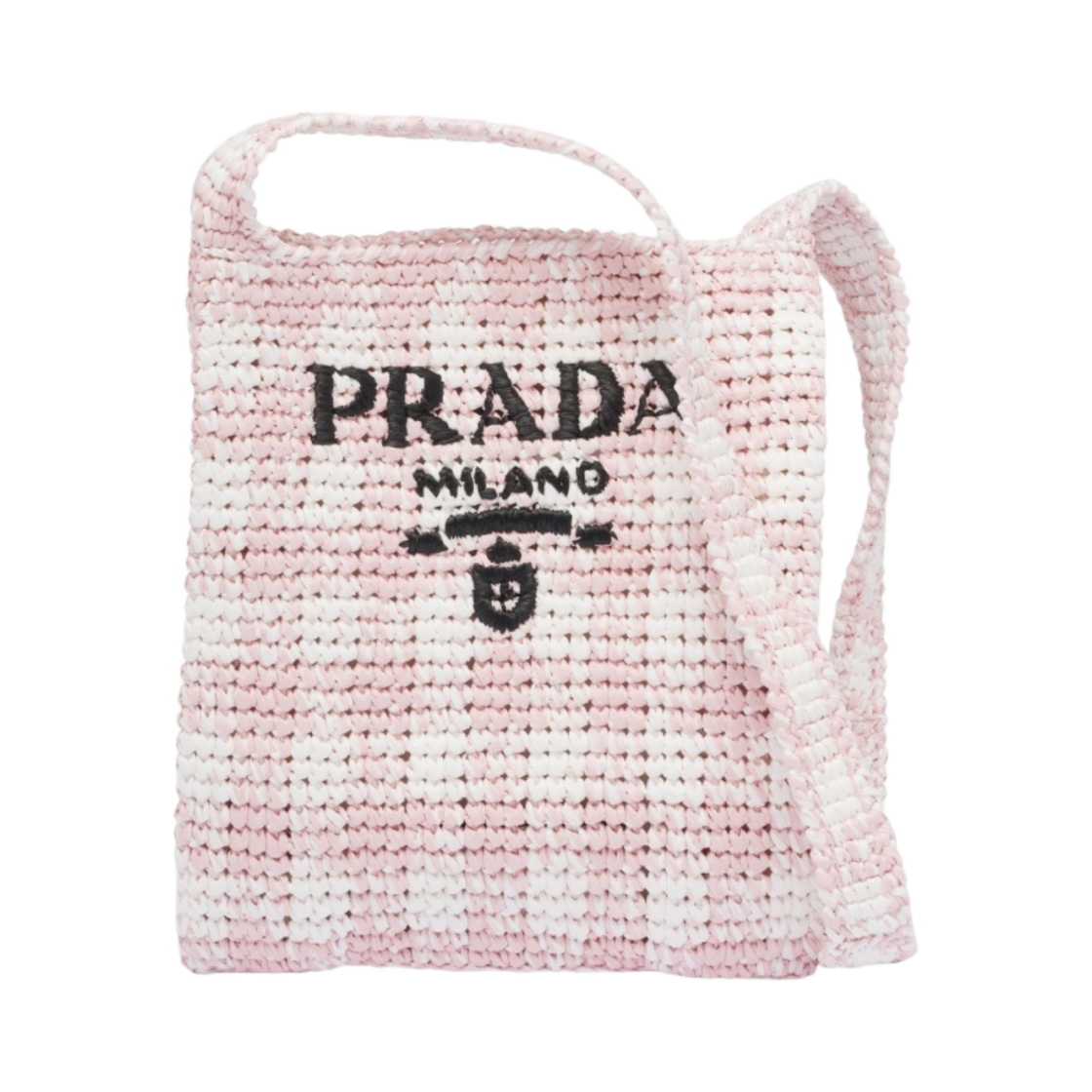 프라다 크로쉐 백 앨러배스터 핑크(Prada Crochet Bag Alabaster Pink) - 1