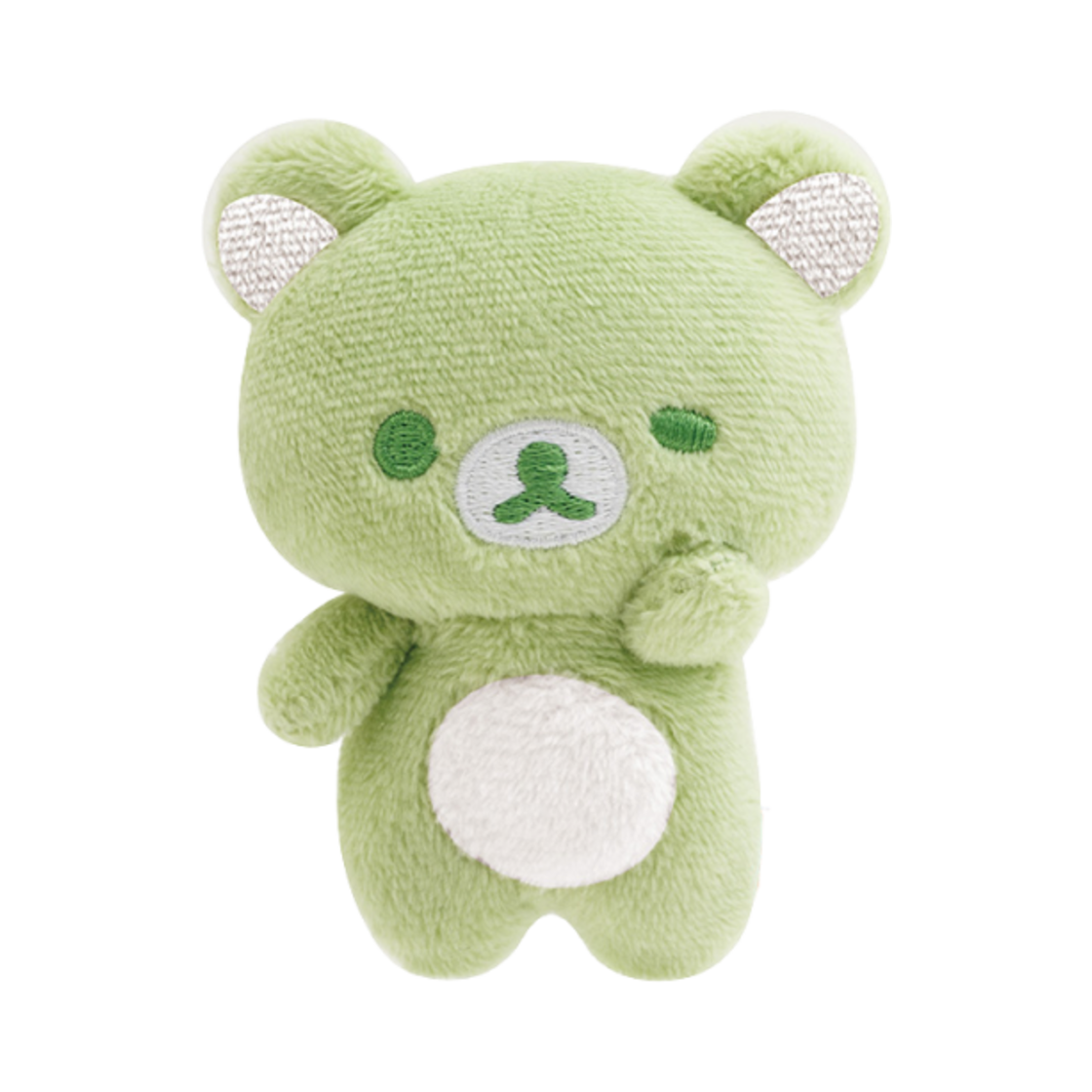 산엑스 리락쿠마 비 온 뒤 맑음 졸린 날에도 나나이로 테노리 플러시 그린(San-X Rilakkuma Rainy Days of Sunshine in Sleepy Days Nanairo Tenori Plush Green)