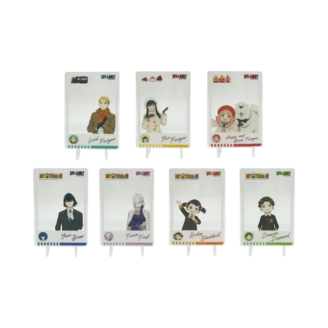8809963710368 SPYxFAMILY Frame Acrylic Stand Figure Random 7P