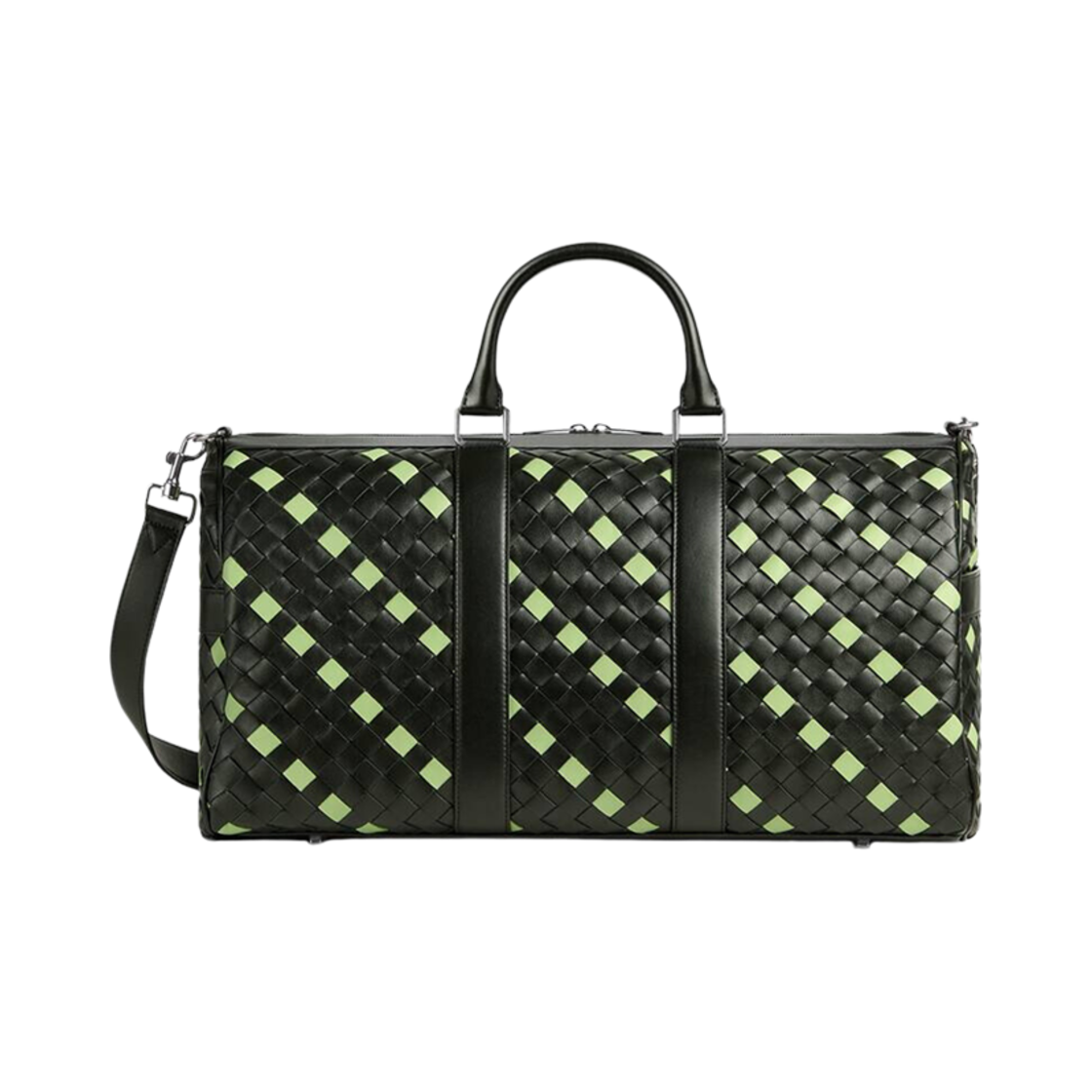 보테가 베네타 미디움 인트레치아토 더플백 다크 그린 페넬(Bottega Veneta Medium Intrecciato Duffle Dark Green Fennel)