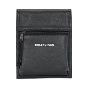 Balenciaga Small Explorer Pouch Messenger Bag Black