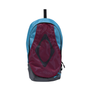 Mischief Rhombus Mesh Backpack Burgundy Blue