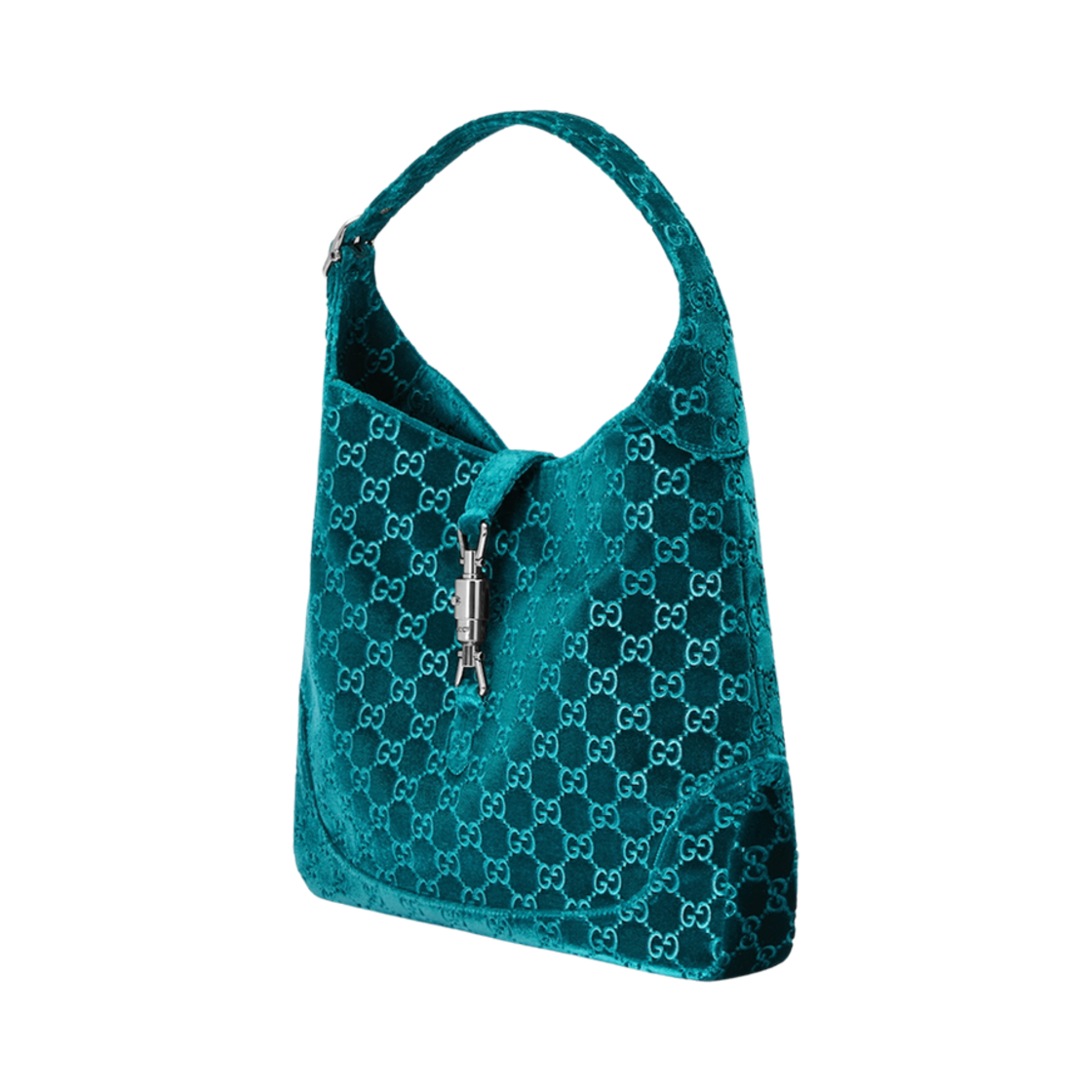 구찌 재키 1961 미디움 숄더백 다크 블루 GG 벨벳(Gucci Jackie 1961 Medium Shoulder Bag Dark Blue GG Velvet) - 2