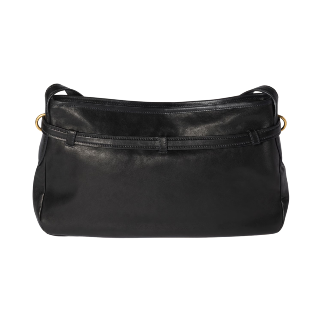 미우 미우 아방뛰르 나파 레더 미디움 백 블랙(Miu Miu Aventure Nappa Leather Medium Bag Black) - 3