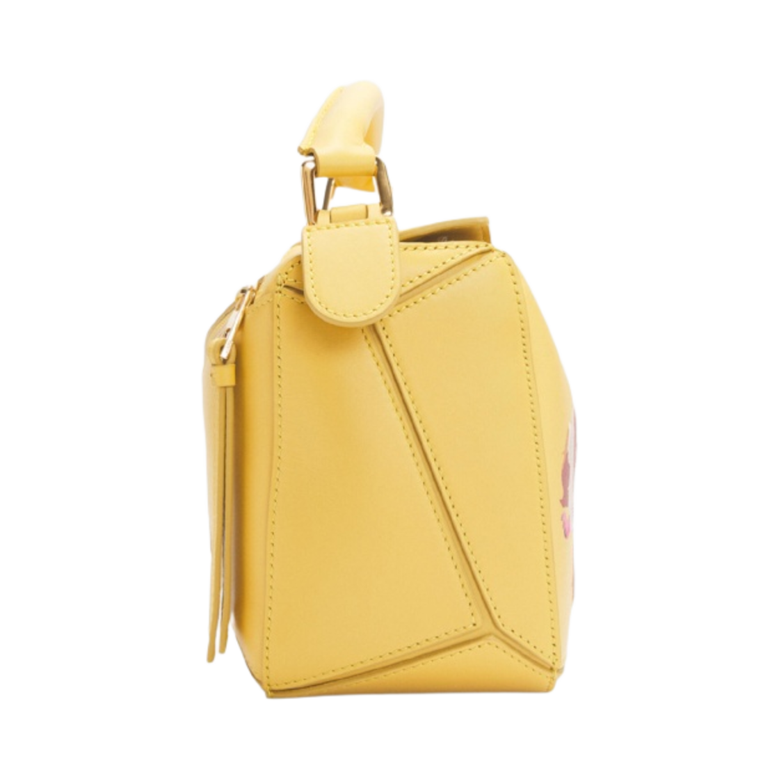 로에베 x 하울의 움직이는 성 힌 스몰 퍼즐백 사틴 카프스킨 다크 옐로우(Loewe x Howl's Moving Castle Heen Small Puzzle Bag in Satin Calfskin Dark Yellow) - 3