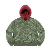 Supreme Faux Fur Reversible MA-1 Olive - 22FW