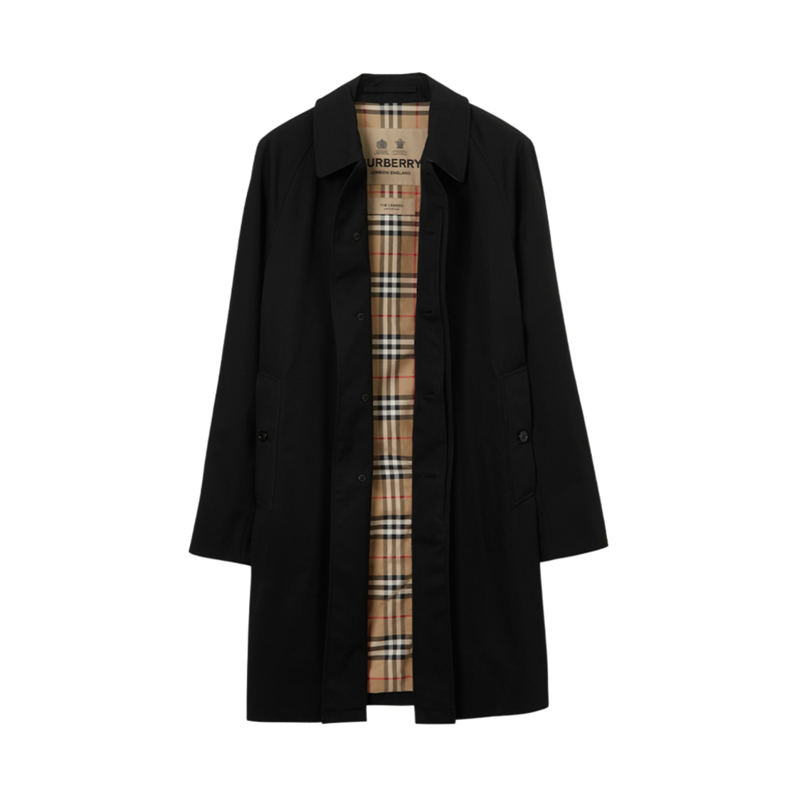 버버리 캠든 헤리티지 카 코트 블랙(Burberry Camden Heritage Car Coat Black) - 2
