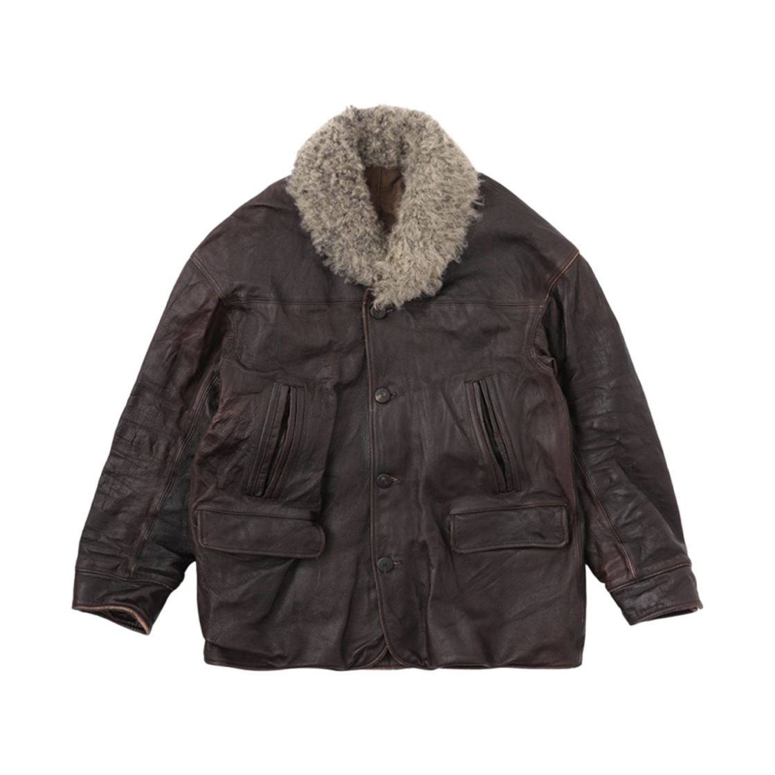 비즈빔 반스토머 코트 IT Veg.H 다크 브라운 - 24SS(Visvim Barnstormer Coat IT Veg.H Dark Brown - 24SS) - 1