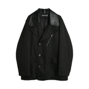 Our Legacy Scoota Coat Black Drape Tech