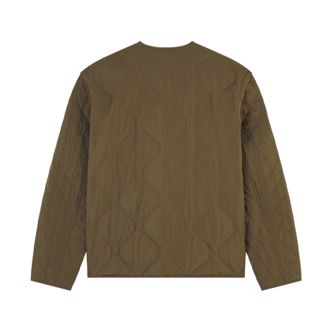 메종 키츠네 퀼티드 블루종 나일론 인스티튜셔널 폭스 헤드 카키(Maison Kitsune Quilted Blouson In Nylon With Institutional Fox Head Khaki) - 2