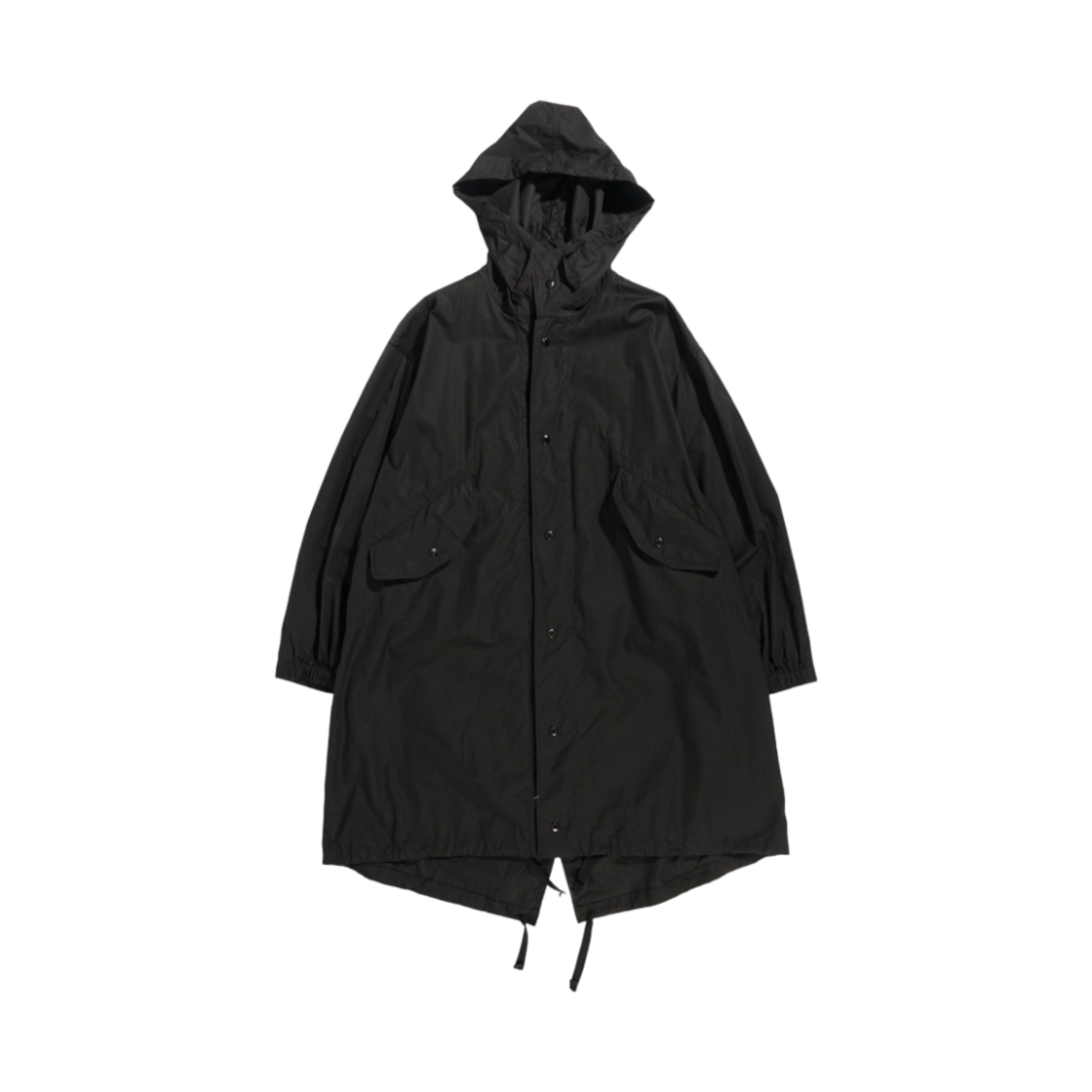 - Engineered Garments Cotton Duracloth Poplin Highland Parka Black