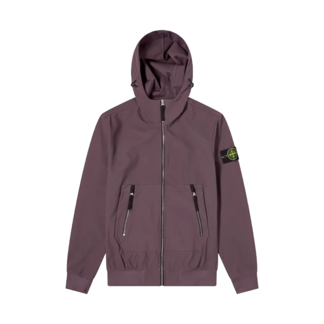 스톤 아일랜드 40727 라이트 소프트 쉘 후드 자켓 다크 버건디 - 21SS(Stone Island 40727 Light Soft Shell Hooded Jacket Dark Burgundy - 21SS) - 1