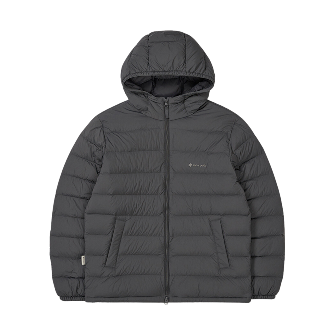 S24WUTDJ12CC Snow Peak Light Hooded Lightweight Goose Down Jacket Charcoal