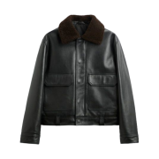 Zara x Studio Nicholson Leather Jumper Black