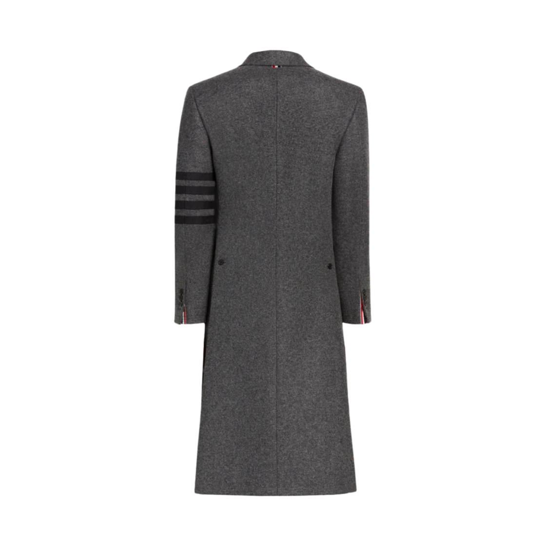 톰브라운 멜튼 사선 클래식 체스터필드 오버코트 다크 그레이(Thom Browne Melton 4-Bar Classic Chesterfield Overcoat Dark Grey) - 2