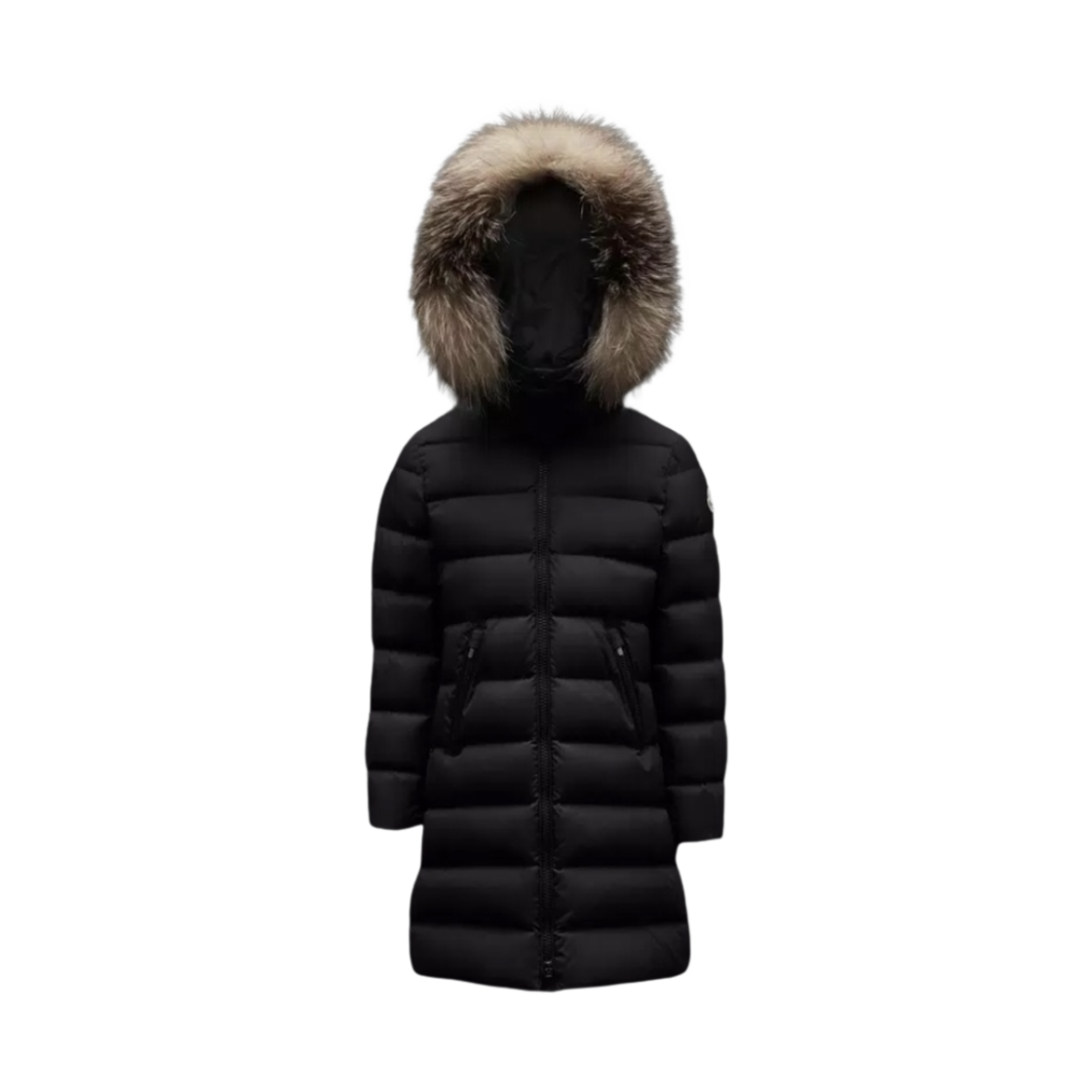 (키즈) 몽클레르 아벨 롱 다운 자켓 블랙