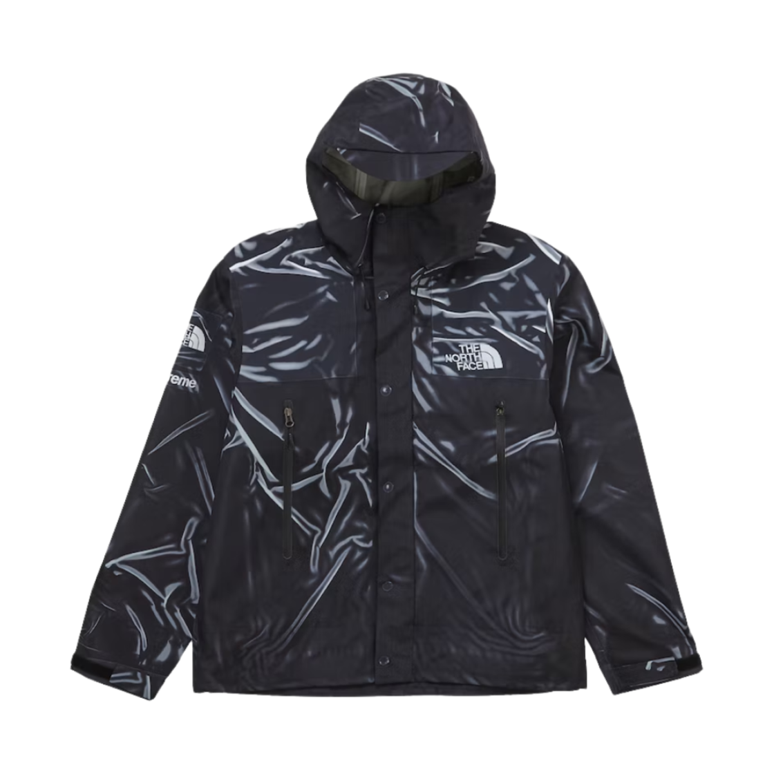 슈프림 x 노스페이스 트롱프 뢰유 프린티드 테입드 심 쉘 자켓 블랙 - 23SS(Supreme x The North Face Trompe L’oeil Printed Taped Seam Shell Jacket Black - 23SS)