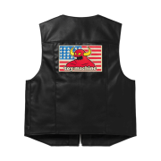 Supreme x Toy Machine Faux Leather Vest Black - 24SS