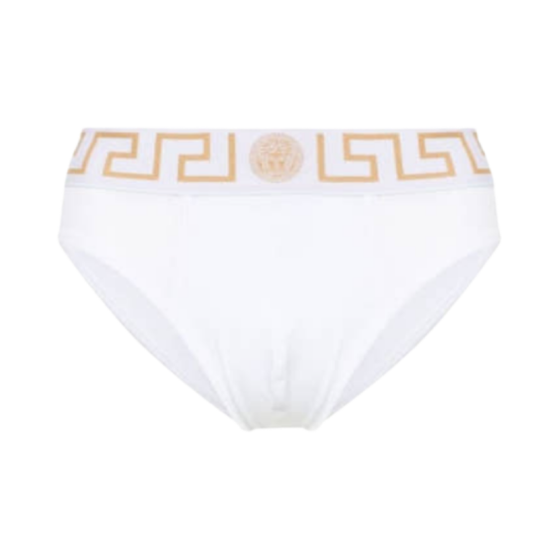 AU10027-1A10011-A81H Versace Logo Briefs White