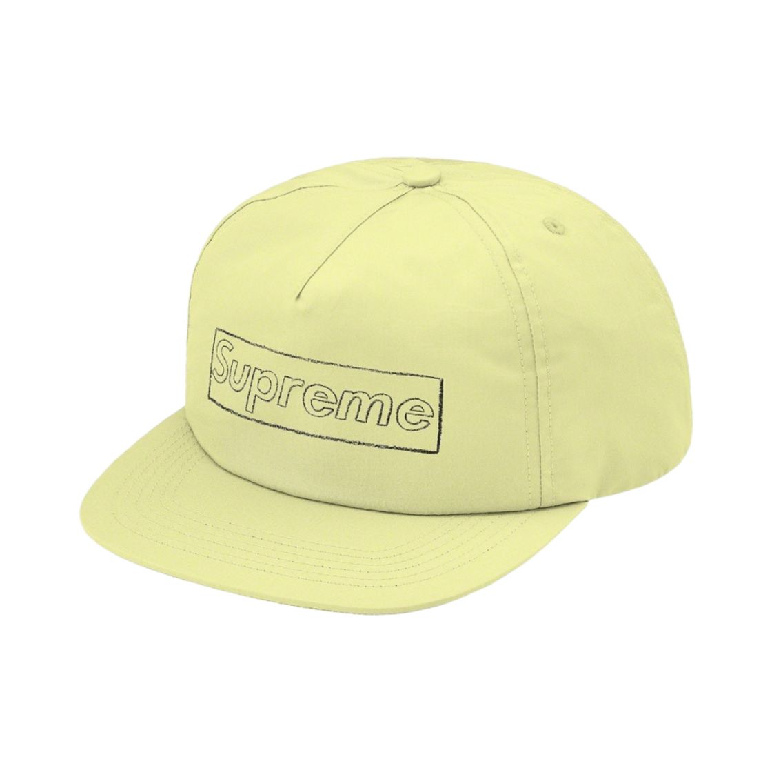 - Supreme x Kaws Chalk Logo 5-Panel Yellow - 21SS
