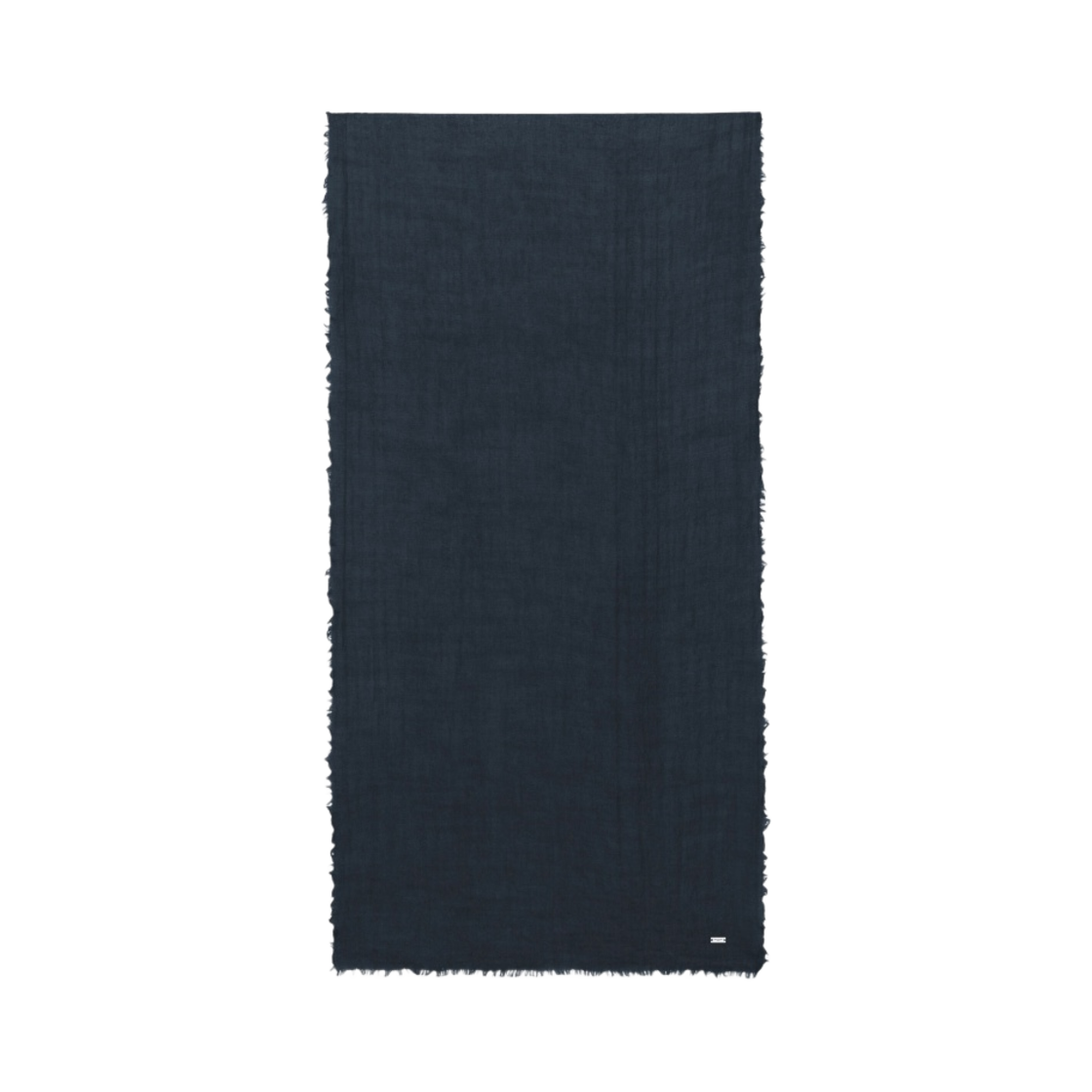 생로랑 라지 스카프 울 앤 캐시미어 네이비(Saint Laurent Large Scarf In Wool And Cashmere Navy) - 1