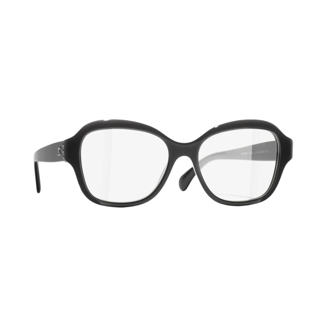 샤넬 스퀘어 프레임 아세테이트 글래스 펄 & 그레이(Chanel Square Eyeglasses Acetate Glass Pearls & Grey) - 2