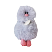 Cosymosy Mini Bird Keyring Blue Grey - Renewal Ver.