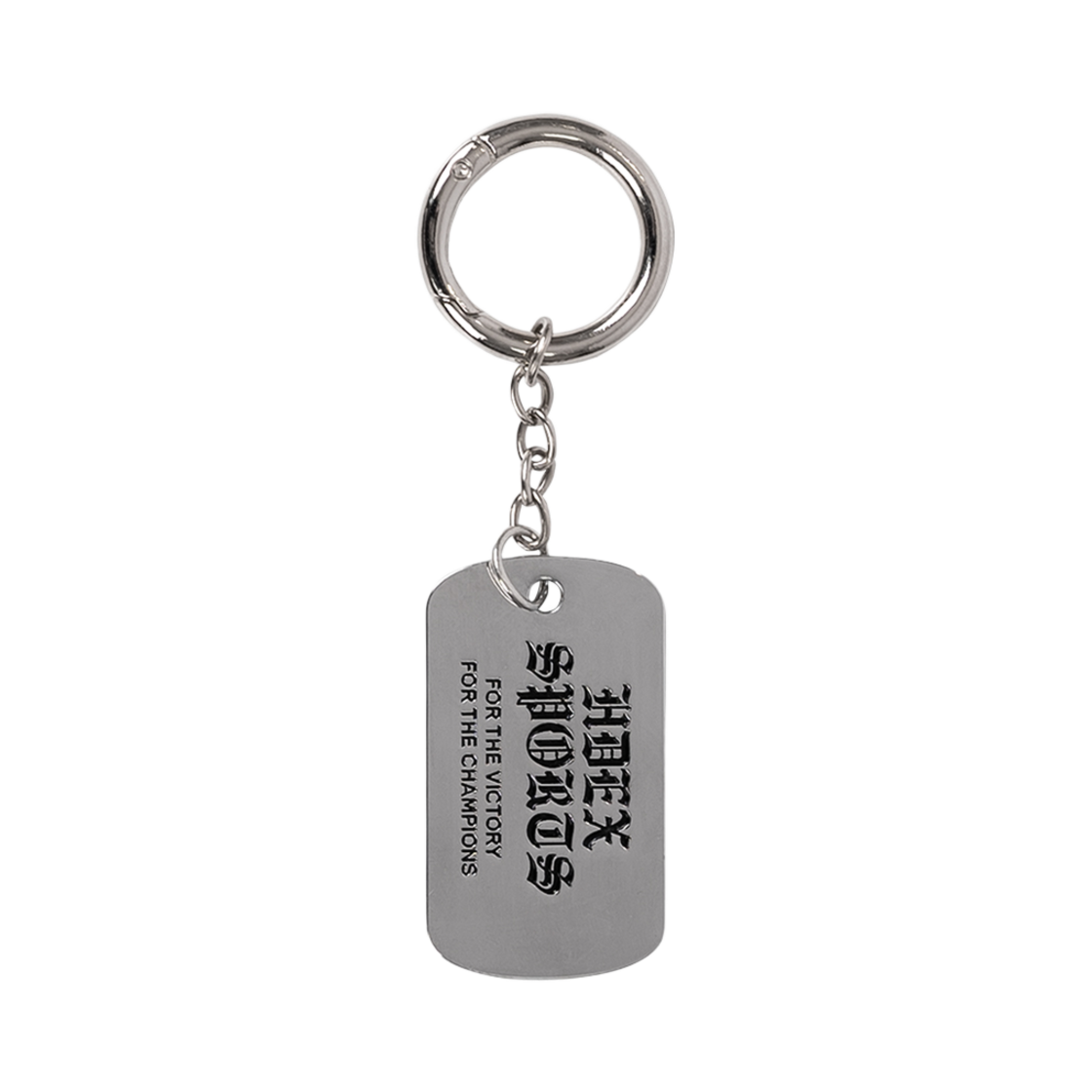 H251ULRAC090SV HDEX Gym Chain Keyring Silver