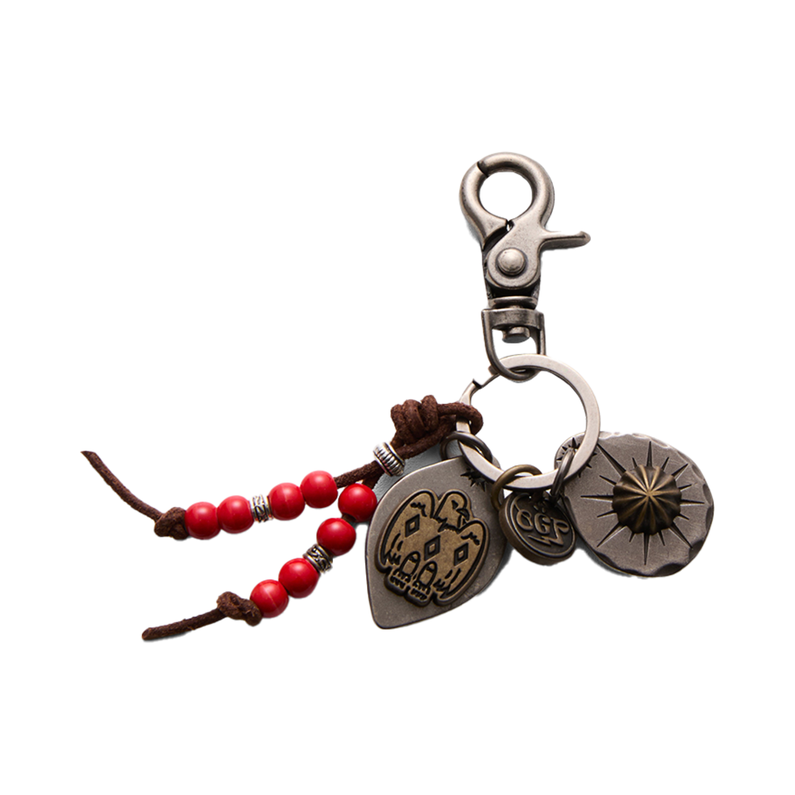 25SMAC063SI Ogarp Mini Pendant Metal Keyring Silver