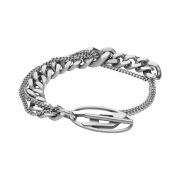 Diesel Dx1550040 Stainless Steel Chain Bracelet Silver