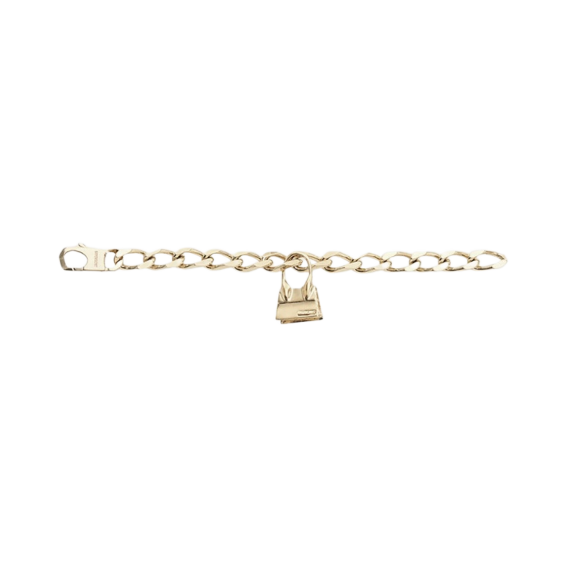 자크뮈스 르 브레이슬릿 치키토 체인 브레이슬릿 치키토 펜던트 라이트 골드(Jacquemus Le Bracelet Chiquito Chain Bracelet With Chiquito Pendant Light Gold) - 1