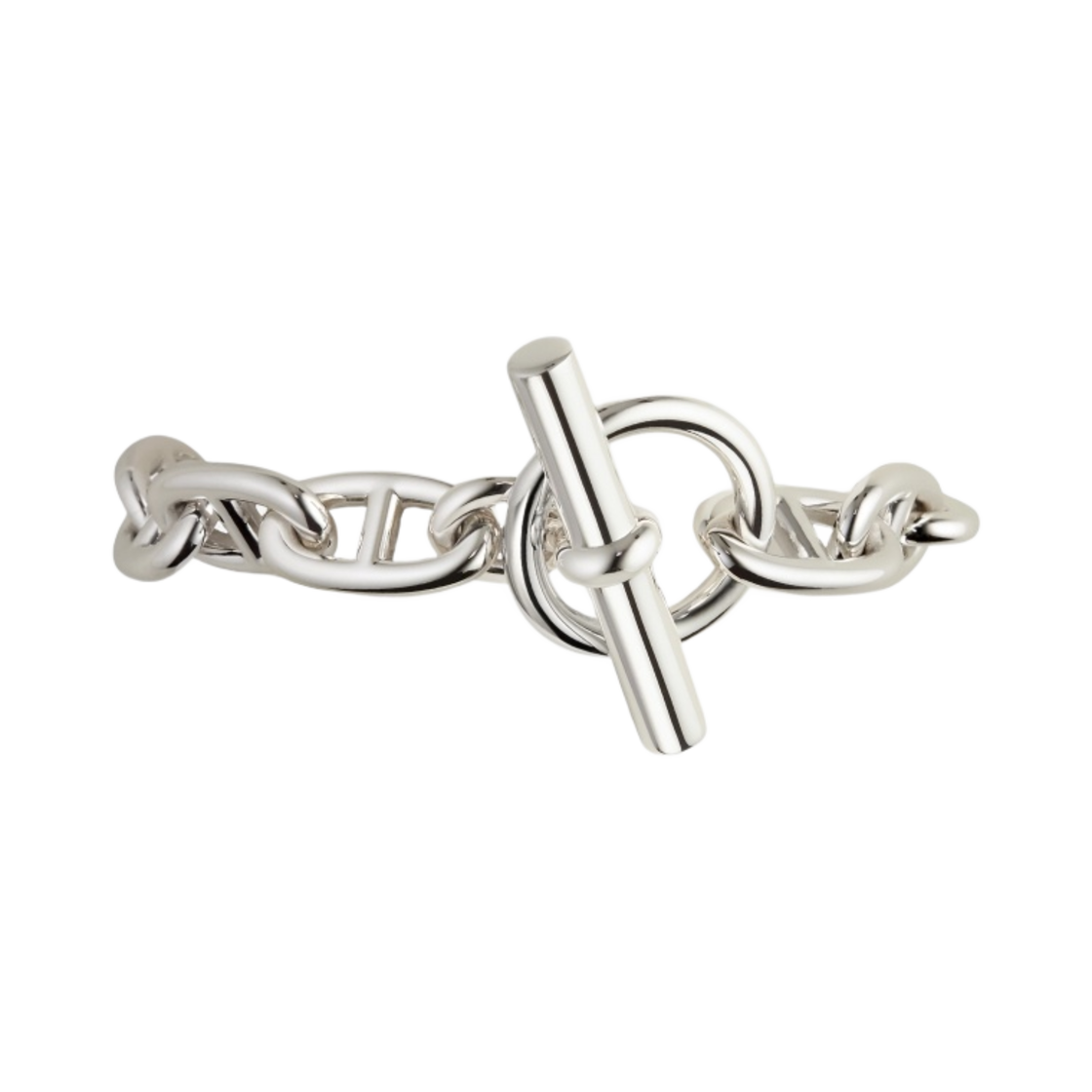 에르메스 라지 샹달 브레이슬릿 스털링 실버(Hermes Large Chaine D'Ancre Bracelet Sterling Silver)