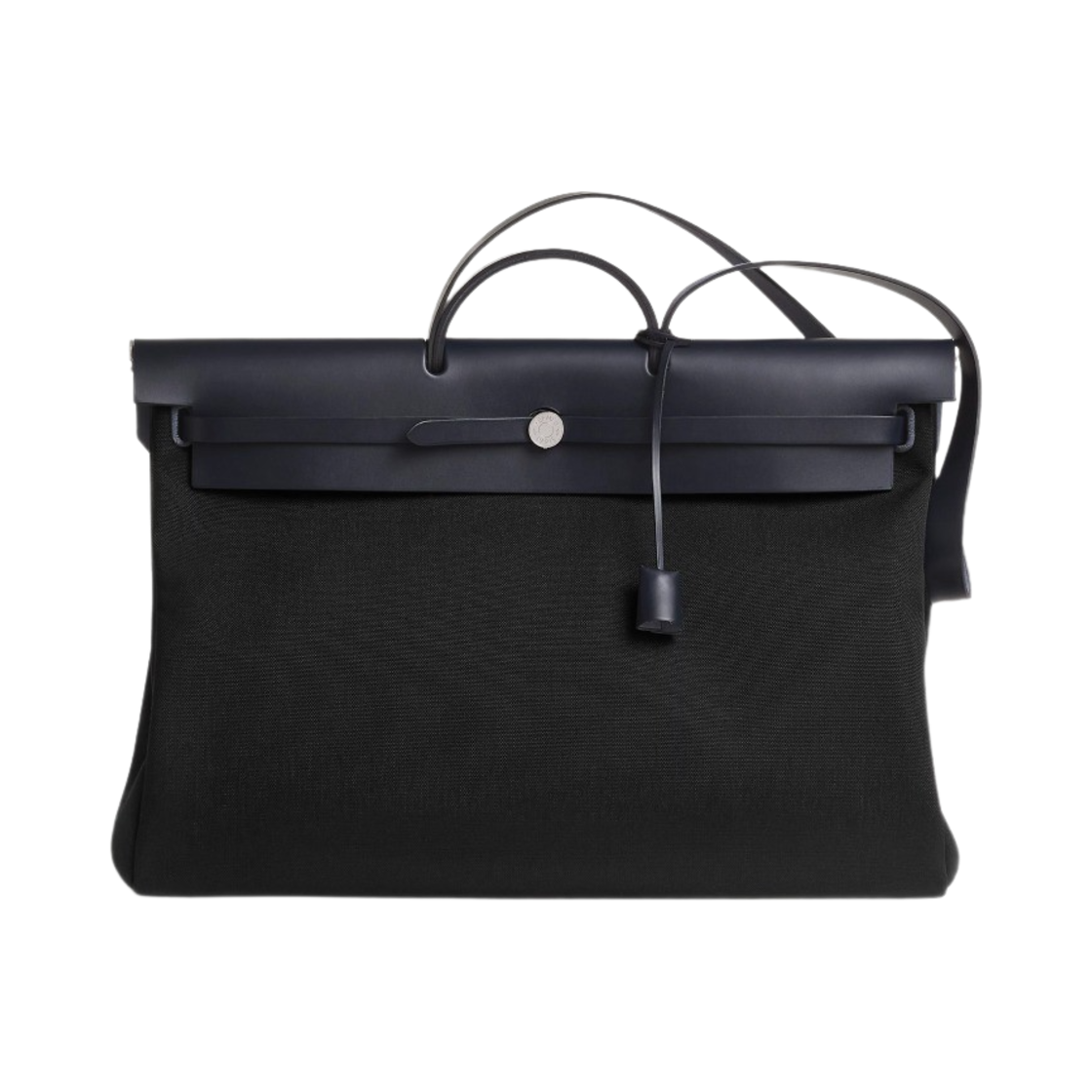 에르메스 에르백 집 캐빈 백 밀리터리 캔버스 & 팔라듐 하드웨어 누아 블루 인디고(Hermes Herbag Zip Cabine Bag Military Canvas & Palladium Noir Bleu Indigo) - 1