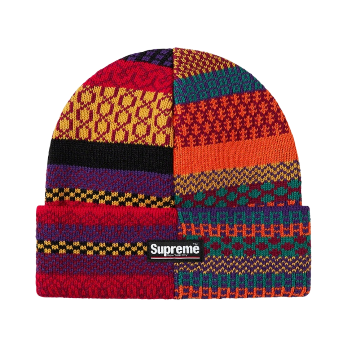 - Supreme Multi Pattern Beanie Multi-color - 20FW