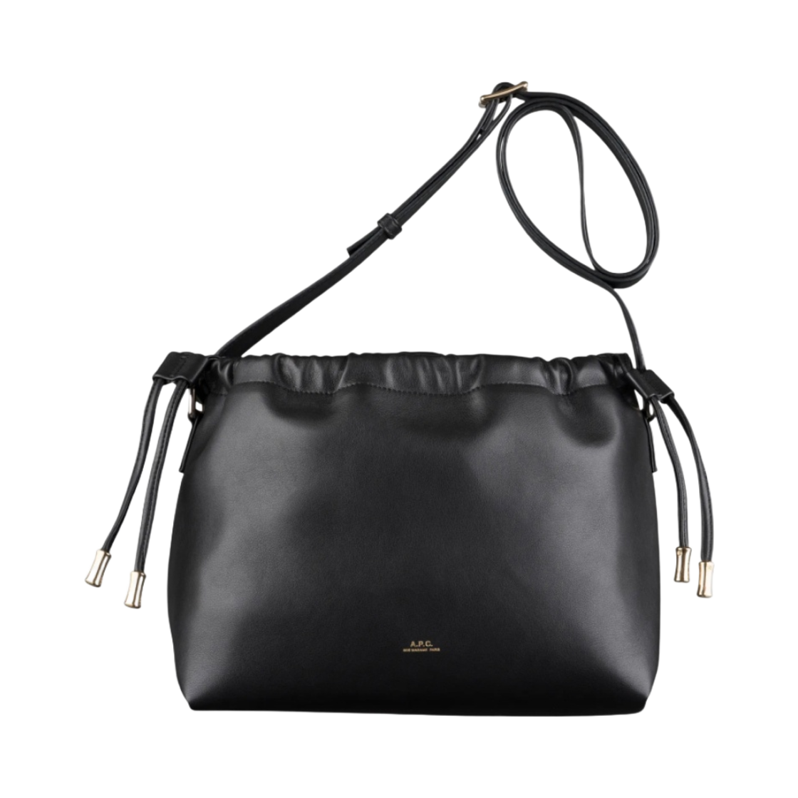 PUAAT-F61583-LZZ A.P.C. Ninon Bag Black