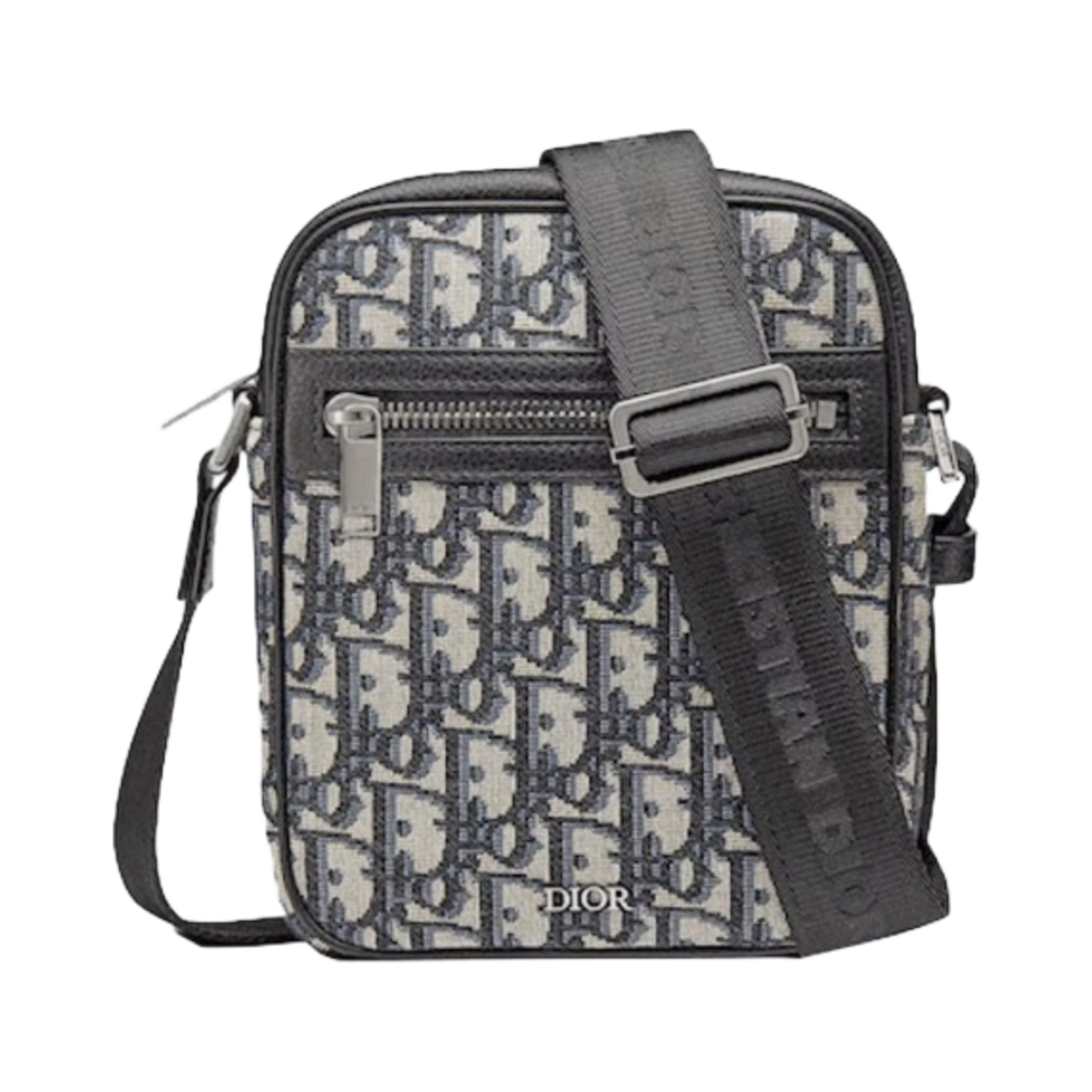 디올 메신저 파우치 베이지 & 블랙 디올 오블리크 자카드(Dior Messenger Pouch Beige & Black Dior Oblique Jacquard) - 1