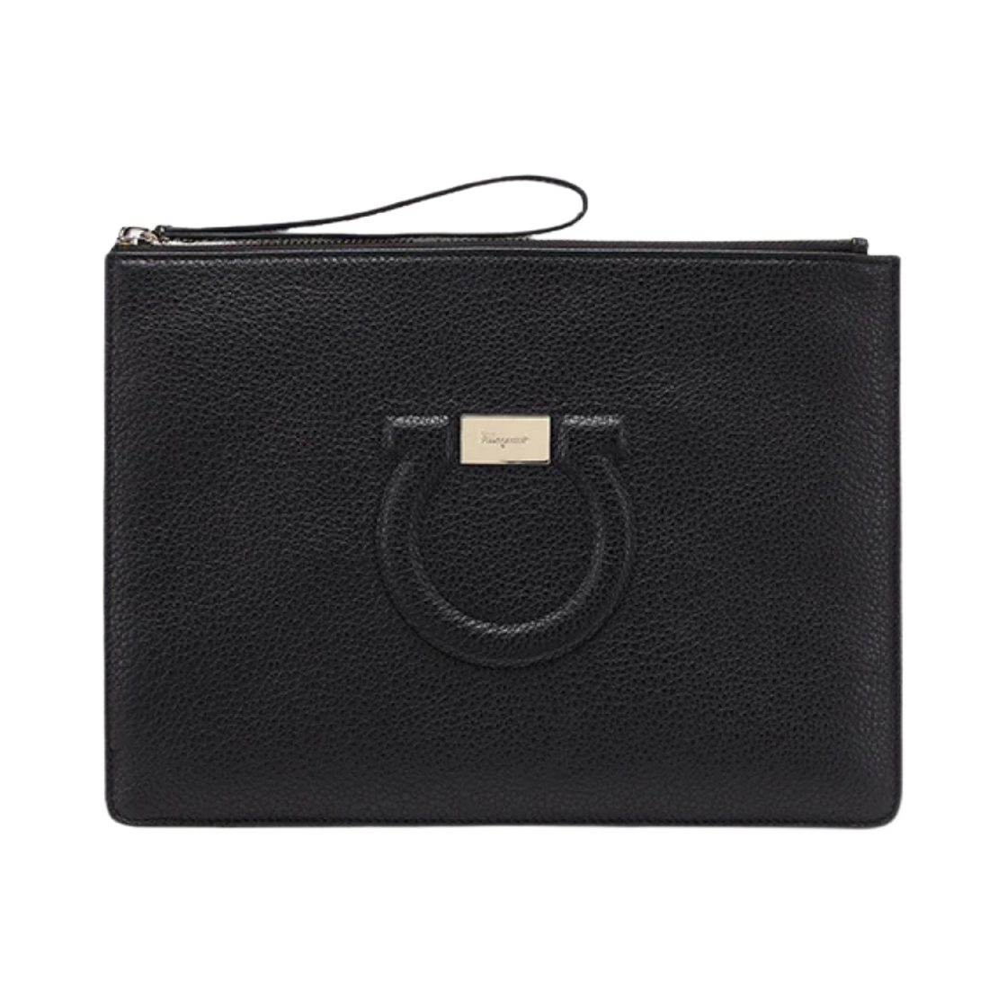페라가모 간치니 코스메틱 파우치 블랙(Ferragamo Gancini Cosmetic Pouch Black) - 1