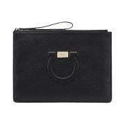Ferragamo Gancini Cosmetic Pouch Black