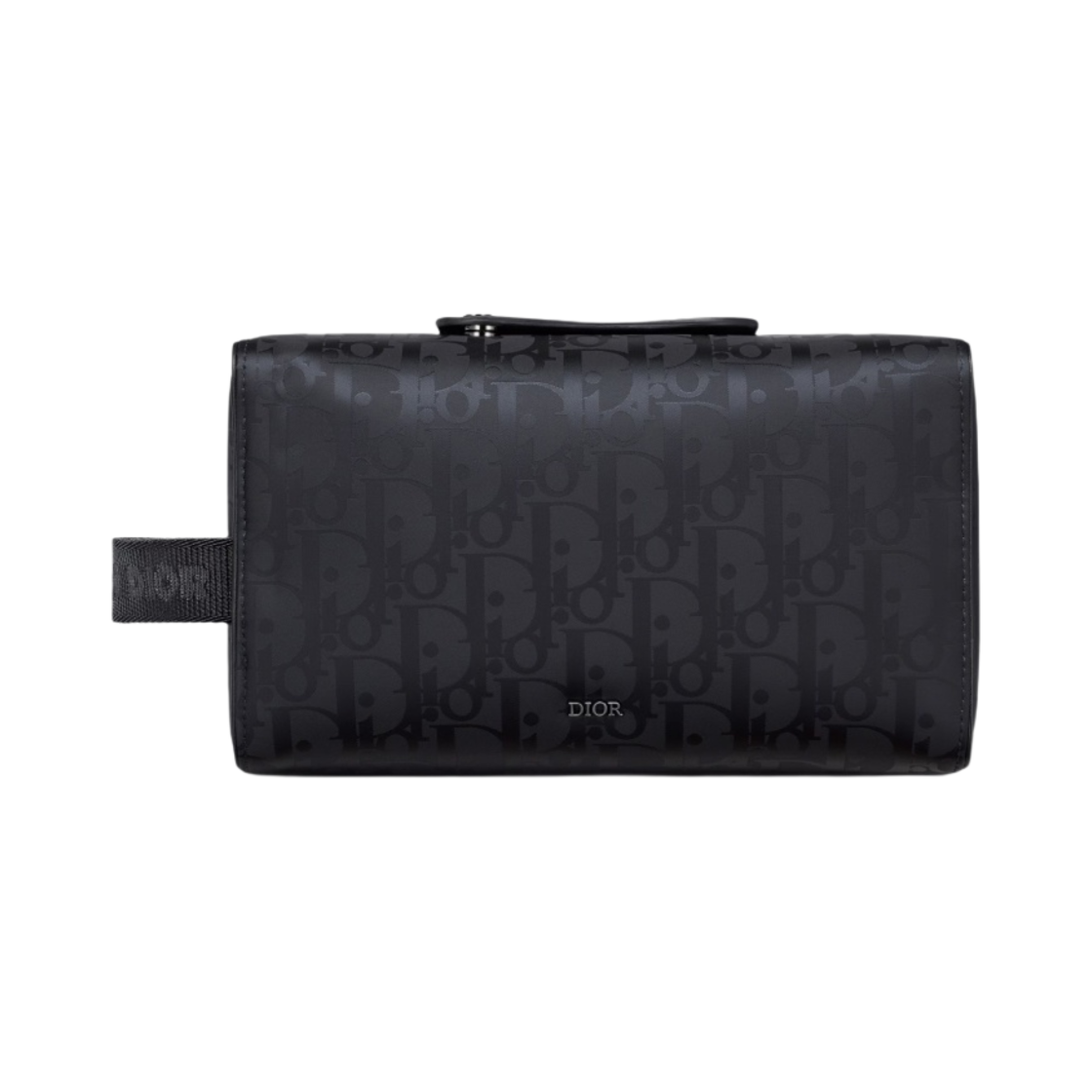 디올 링고 토일레트리 케이스 디올 오블리크 미라쥬 테크니컬 패브릭 블랙(Dior Lingot Toiletry Case Dior Oblique Mirage Technical Fabric Black) - 1
